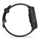 Forerunner® 965 - Carbon Grey DLC Titanium Bezel with Black Case and Black/Powder Grey Silicone Band - 010-02809-10 - Garmin